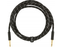 Fender Deluxe Series Straight/Straight Black Tweed 3m Fender Deluxe Series Straight/Straight Black Tweed 3m